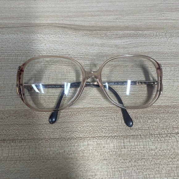 Luxottica Fran 130 Reading Sunglasses Eyeglasses Frames Only Brown Mist - Picture 1 of 7